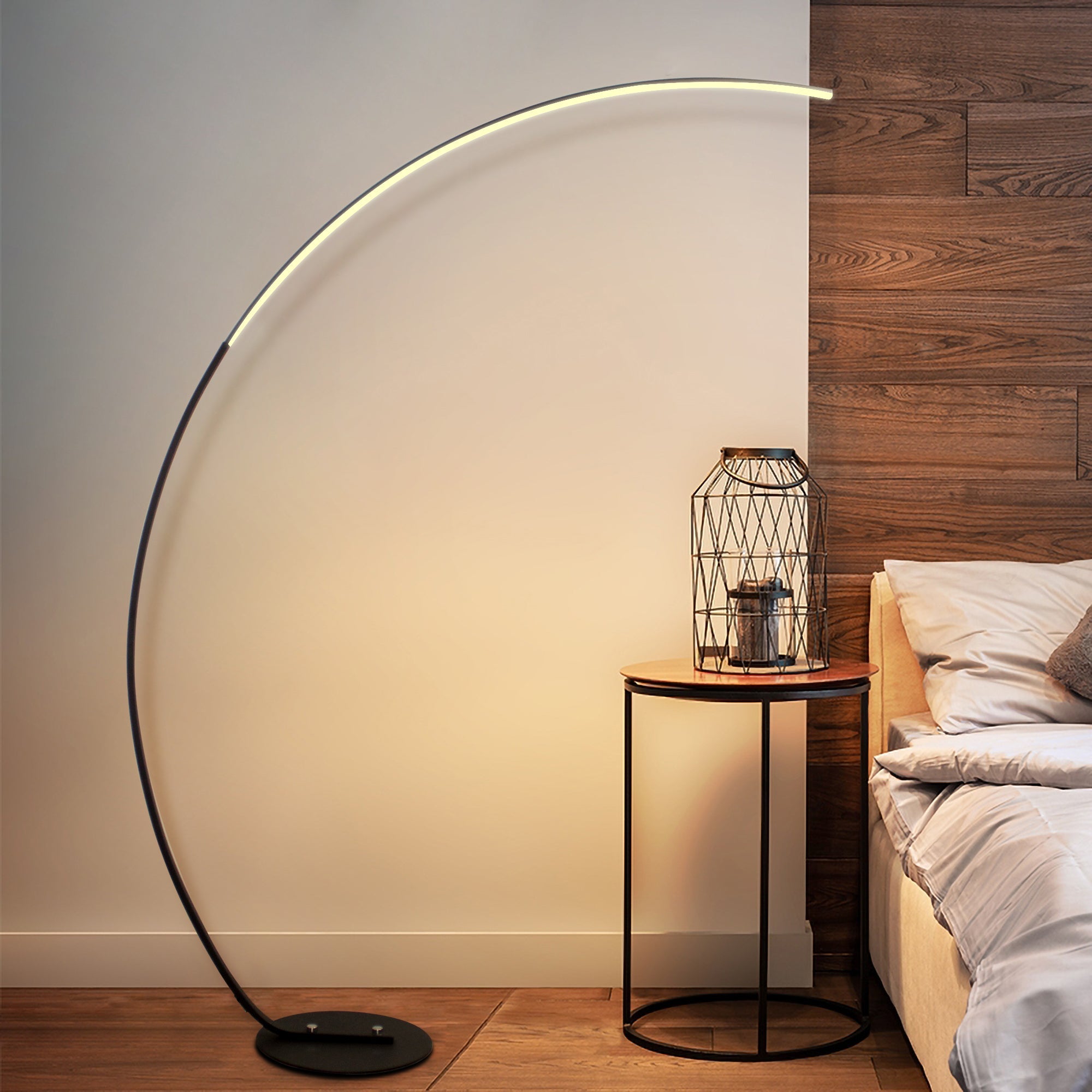 RGBW Modern Curve Floor Lamp | Stylish Ambient Light