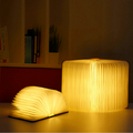 Portable LED Book Night Light | Foldable Wooden Decor Lamp