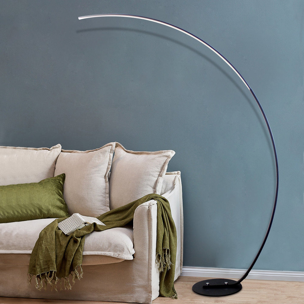 RGBW Modern Curve Floor Lamp | Stylish Ambient Light