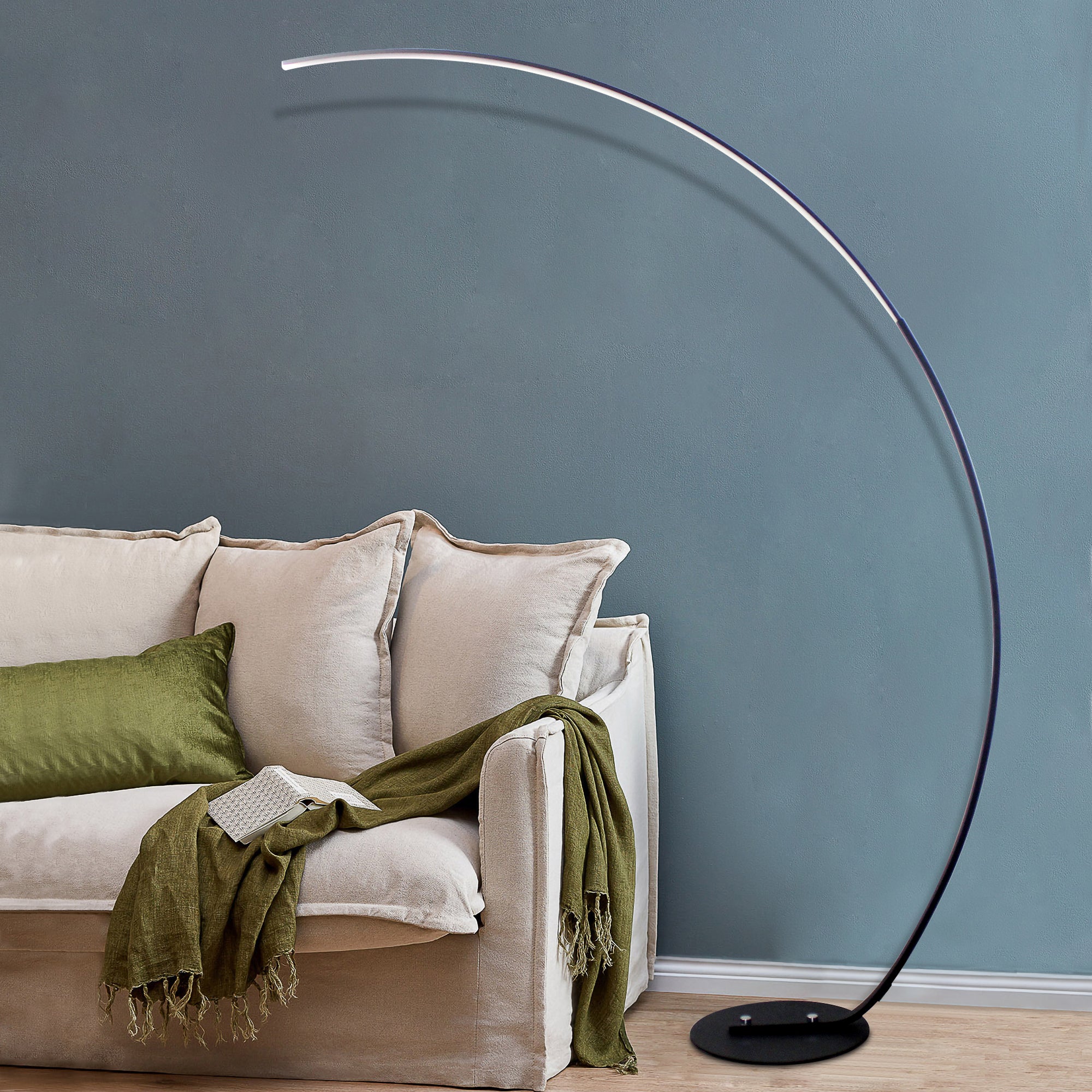 RGBW Modern Curve Floor Lamp | Stylish Ambient Light