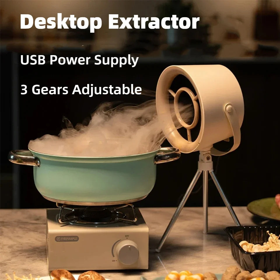 Portable Desktop Exhaust Fan | Small Kitchen Hood
