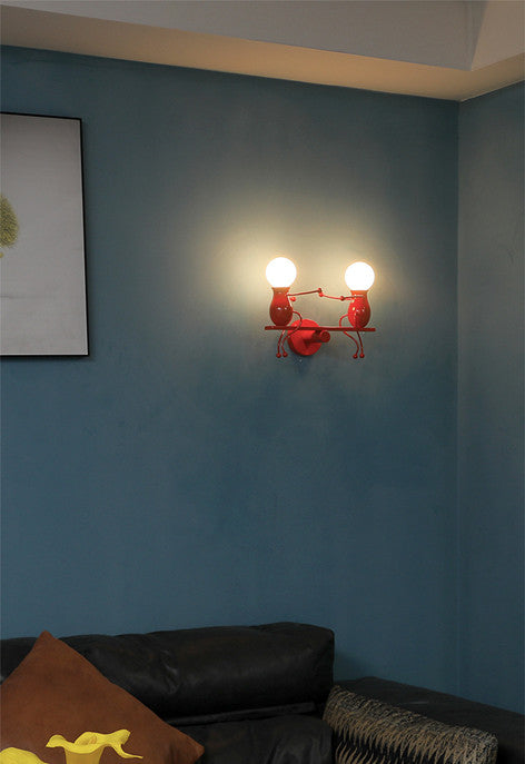 Contemporary Kids Wall Light | Artistic Bedside Lamp