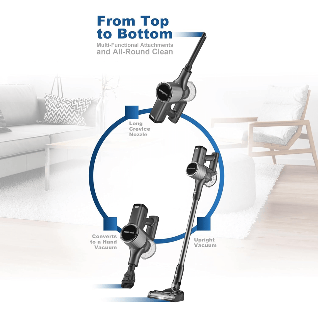 2-in-1 Cordless Vacuum Cleaner | Upright & Handheld