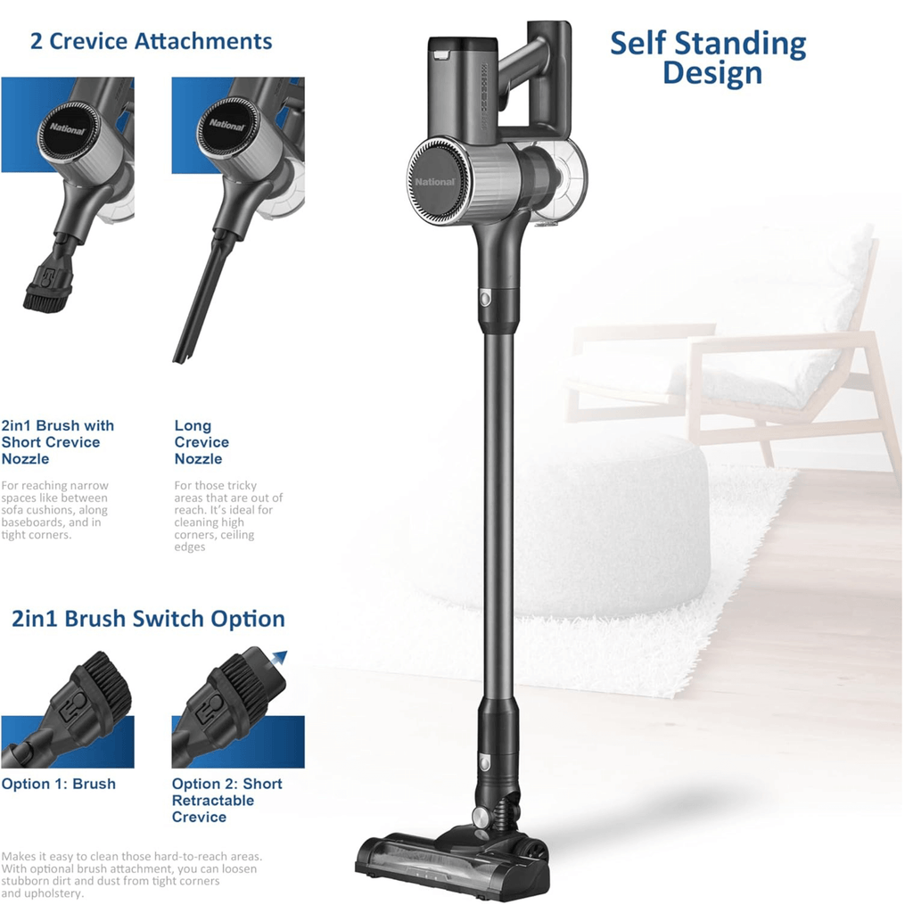 2-in-1 Cordless Vacuum Cleaner | Upright & Handheld