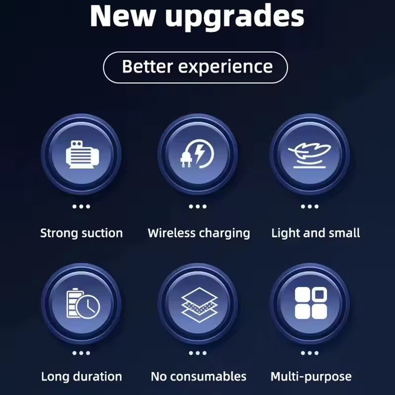 USB Cordless Handheld Vacuum Cleaner | Rechargeable & Portable