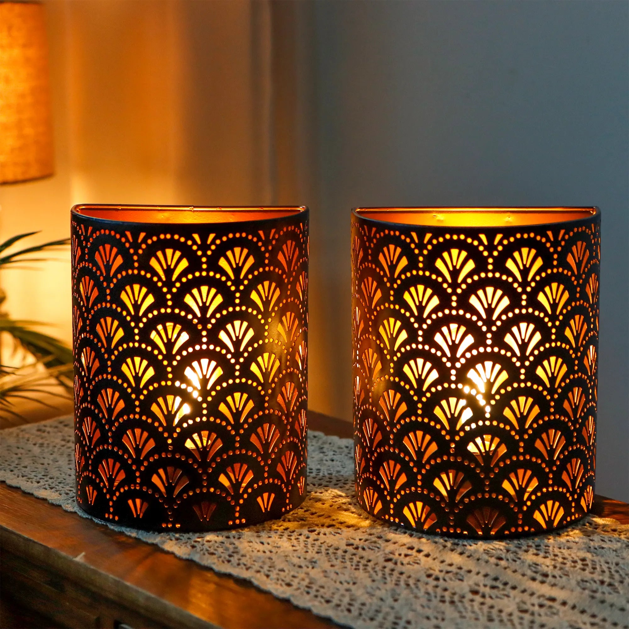 Set of 2 Wall Sconce Lamps | Elegant Home Lighting