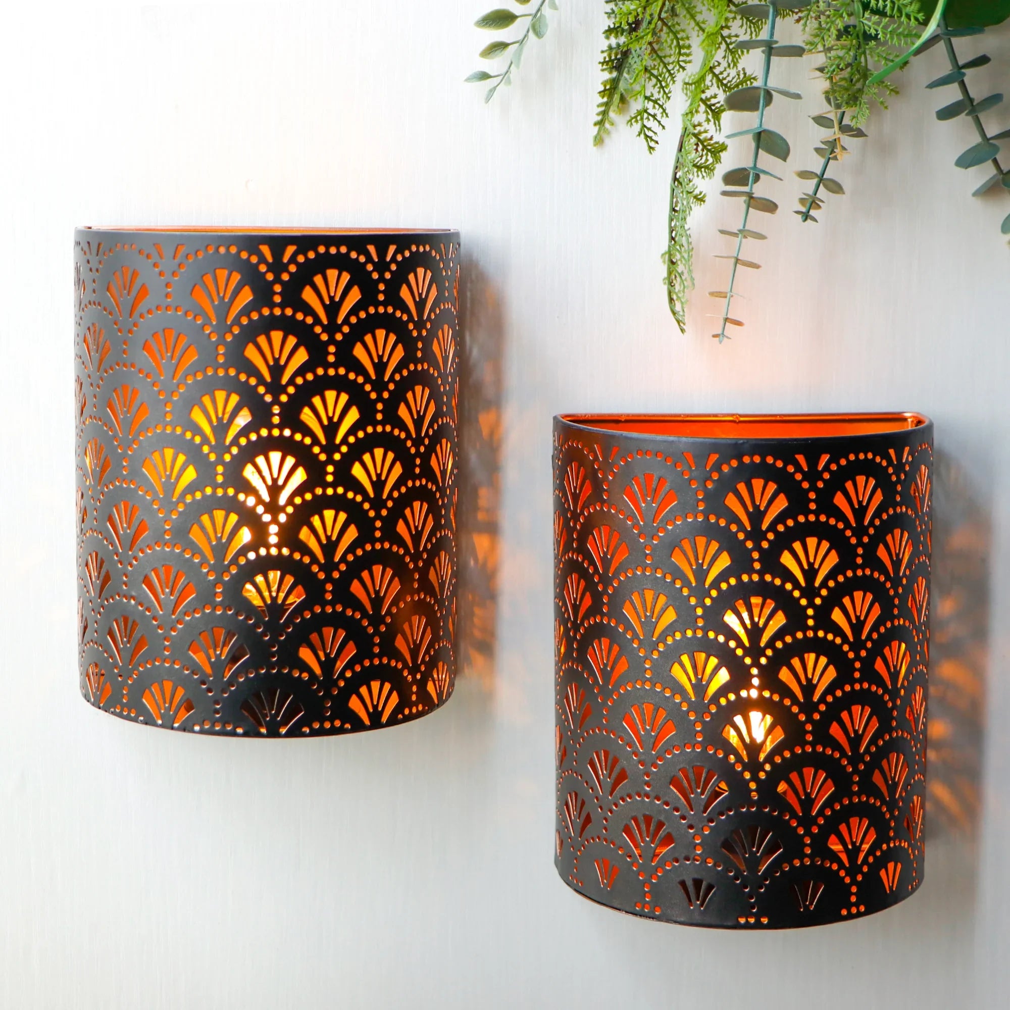 Set of 2 Wall Sconce Lamps | Elegant Home Lighting